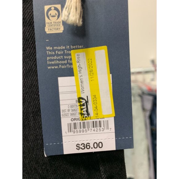 Universal Thread Women’s High-Rise Bootcut Jeans Black Size 16 Reg - Picture 4 of 7